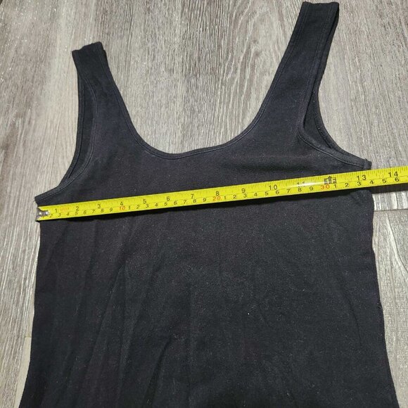 Vintage soft & stretchy black classic bodycon dress - Picture 11 of 13